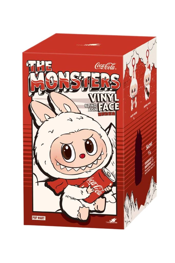 The Monsters Coca-Cola Pop Mart blind box – vista frontal