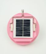 Lámpara Led Solar Recargable color rosa para exteriores