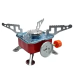 Mini Anafe Calentador Portátil en color rojo para camping