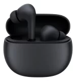 Auriculares Redmi Buds 4 negro dentro de su estuche sobre fondo blanco