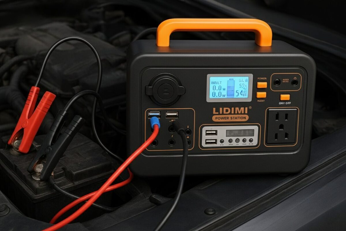 Central Eléctrica Portátil | Panel Solar - Arrancador de Auto - Radio - Luz | 300W - Imagen 6