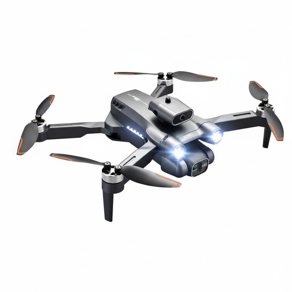 Drone cz11 desplegado sobre fondo blanco