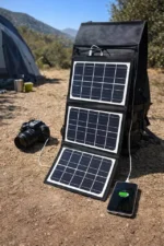 panel solar 30w lelong le-st004 negro plegable