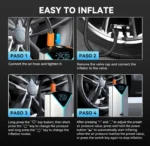 pasos como usar el modo inflador del aparato